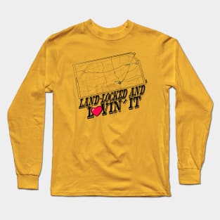 Land-Locked & Lovin' It - Kansas Long Sleeve T-Shirt